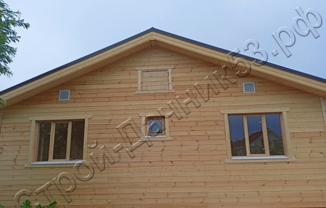 2 Каркасно-щитовой дом Д-40, 13х11м, 126 М², Московская область, Истринский район, село Рождествено. (2)